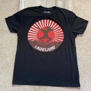 We Love Fine L Steve Aoki Jump Graphic T-Shirt Tee DJ Electronic Dance Music